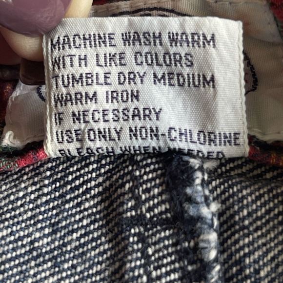 Vintage Great Plains Jean Skirt Juniors Size 5 Denim Mini Side Zippers Cotton - Picture 5 of 10